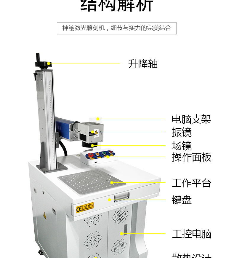山東神繪 光纖激光金屬打標(biāo)機(jī) CO2非金屬激光打標(biāo)機(jī) 廠家直銷 信譽保障